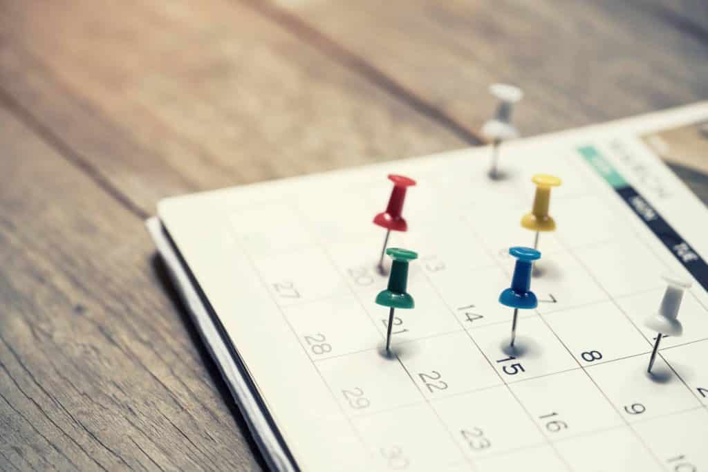 A year-long content calendar