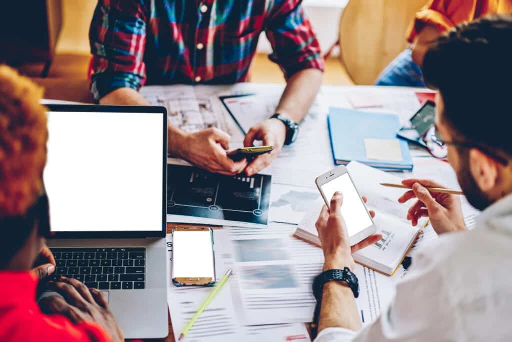 SEO Meta Tags Should include page descriptions. A Group of young millennials at work.